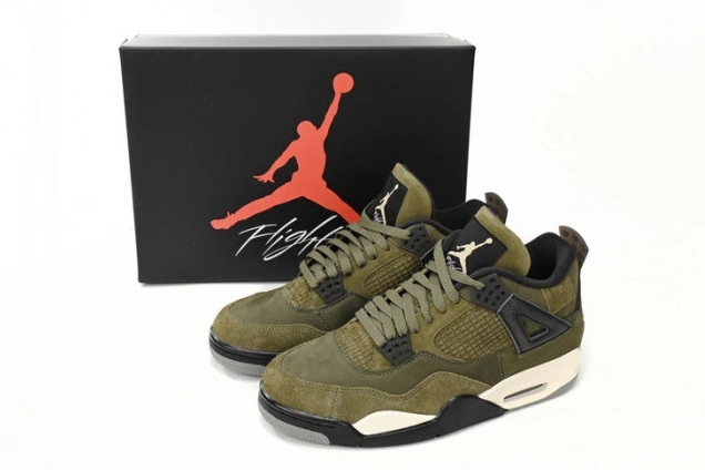 One Kick Medium 4 Air Jordan Olive FB9927-200 Craft 0810